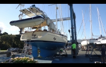About to Splash - Gulf Harbour Marina 9th May 2017
